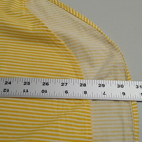 Ol' Paint 100% cotton long sleeve stripe oversize button up shirt top - Picture 6 of 8